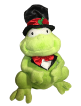 Coyne&#39;s &amp; Co Dancing Animated Green Frog Singing &quot;Deck the halls&quot; Song 13in RARE - £58.98 GBP