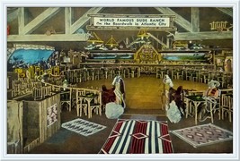 World Famous Dude Ranch Atlantic City Boardwalk Postcard 1930s-40s, Linen  - £5.61 GBP