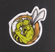Fighting Hornet Wild Angry Animal Sticker 2.18&quot; x 1.75&quot; (AE) - $1.64
