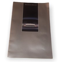 Original 1991 Lincoln Town Car Deluxe Sales Tall Silver Brochure Catalog - $213.90 MXN