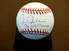 Chris Chambliss 1978 W.S. Champs New York Yankees Signed Auto Oml Baseball Jsa - £77.02 GBP