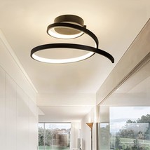 Dotokotl Modern Led Ceiling Light 18 Inch, 4000K Warm White, 24W Spiral Design. - £102.22 GBP