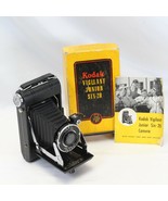 Kodak Vigilant Junior Six-20 Folding Camera Original Box + Instructions - $133.27