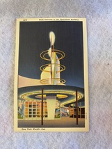 1939 NEW YORK WORLDS FAIR - MAIN ENTRANCE TO OPERATIONS BUILDING  POST C... - £4.75 GBP