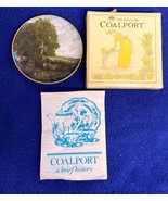 Vintage Mini Coalport Plate w Box &amp; History Fine Bone China 3&quot; Diameter - $235.30 MXN