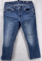 Miss Me Jeans Womens Size 27 Boyfriend Capri Denim Blue JP5501P2 - $28.70
