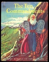ELF BOOK Mary Alice Jones Ten Commandments for Children 1956 - £10.38 GBP