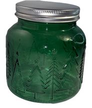 Christmas/Holiday Embossed Green Glass Jar W Lid 4.3”H x 4.3”W-Brand New... - $18.69 Christmas/Holiday Embossed Green Glass Jar W Lid 4.3”H x 4.3”W-Brand New... - $18.69