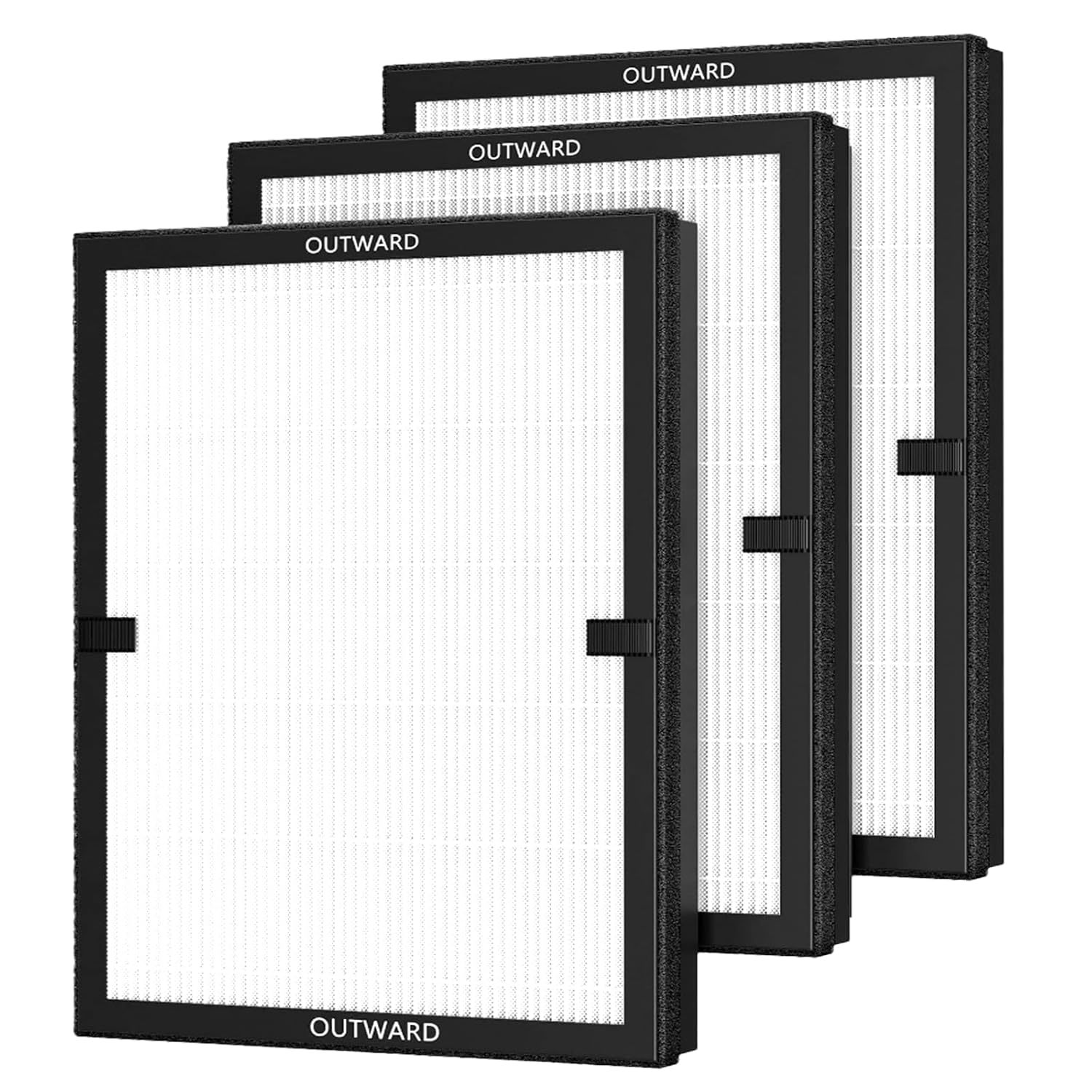 E-200 Filters Fit For Lunino Air Purifier Filter Replacement E-200, 3 Stage Stro