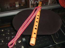 Original peruvian instrument, flute,typical Quena   - £36.68 GBP