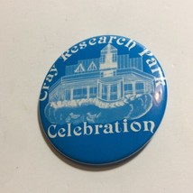 Vintage Cray Research Company 1980s Park Celebration Button Pin 2 1/4” B... - £10.93 GBP