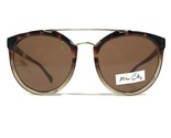 Max Cole Sunglasses MC 1495 COL 10 Brown Round Gatsby Frames with brown ... - $19.78