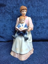 Story Time Mother And Baby Reading A Book/Porcelain Homco 8858 Figurine - VTG! - £16.26 GBP