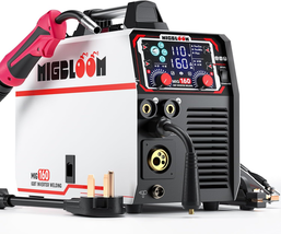 160A Mig Welding Machine 110V/220V 6 in 1 Gas Mig/Gasless Flux Core/Stic... - $372.69