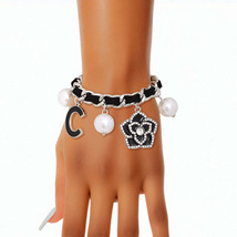 Bracelet Silver Luxe Black Charm Chain for Women - $45.99