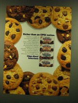 1990 Nabisco Chips Ahoy! Cookies Ad - Richer than an OPEC nation - $18.49