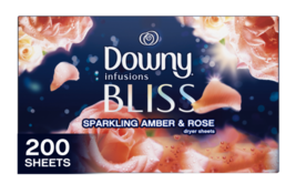 Downy Infusions Fabric Softener Bliss, Sparkling Amber &amp; Rose, Box of 20... - £15.64 GBP