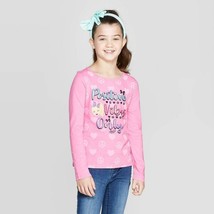 Girls&#39; JoJo Siwa Long Sleeve T-Shirt - Pink XL - £7.84 GBP
