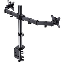 Dual Monitor Stand For 13 To 32 Inch, Heavy Duty Fully Adjustable Monitor Stand  - £51.95 GBP