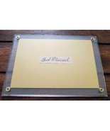 Bob Meusel (d. 1977) Signed Autographed Vintage Signature in Heavy Screw... - $34.99