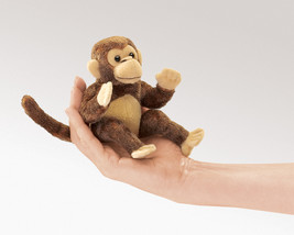 Mini Monkey Finger Puppet - Folkmanis (2738) - £7.54 GBP