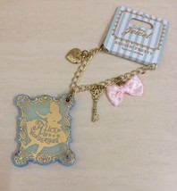Disney Jewel Alice in Wonderland Mirror Keychain. Pretty Special Rare NEW - £44.07 GBP