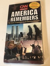 America Remembers CNN Tribute VHS Tape 9/11 Video Sealed New Old Stock S2B - £8.60 GBP