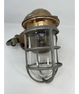 Nautical Bras &amp; Alluminium Ship Light, Explosion Proof, Bronze circa - $176.55 CAD