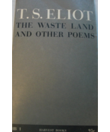 The Waste land And Other Poems: written by T. S. Eliot, C. 1934, Printed... - $366.88 MXN