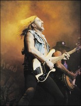 Motorhead Lemmy Kilmister with Rickenbacker 4001 bass guitar pin-up photo - $4.01