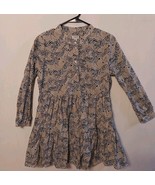 J. Crew Tiered Dress Women&#39;s Size XS Zebra Print Pullover Mini Cotton - $454.67 MXN