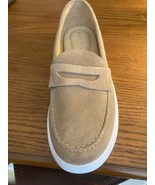 Portland Leather Goods/Patina Boardwalk Penny Loafer,taupe suede, 6 Nib - $116.62 CAD