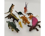 Assorted Lot Of 10 Lizards Reptiles Dinos Dragon 2&quot; to 6&quot; Figures - $17.81