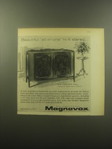 1959 Magnavox Concert Hall Stereo Ad - Beautiful all-in-one hi-fi stereo - £11.98 GBP