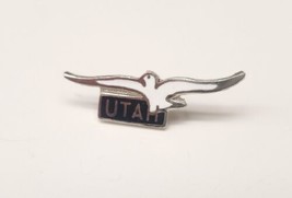 Utah Flying White Bird Collectible Travel Souvenir Lapel Hat Pin Tie Tack - $14.65