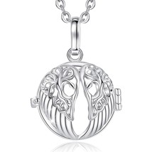 18mm Harmony Ball Wing Cage Necklace Angel Caller Pregnant Chime Bola Baby Bell  - £19.54 GBP