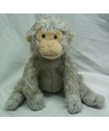 TY 2006 Beanie Buddy FUZZY GRAY MONKEY 8&quot; Plush Stuffed Animal TOY - $372.46 MXN