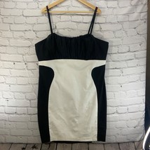 Torrid Cocktail Dress Black White Womens Plus Sz 24 Spaghetti Strap - £27.28 GBP