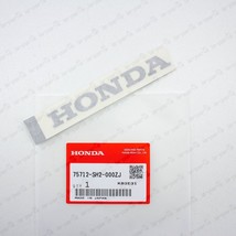 New Genuine OEM Honda 88-91 CRX EF Rear &quot;HONDA&quot; Decal Sticker Silver - £20.94 GBP