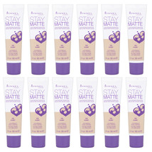 Pack of (12) New RIMMEL LONDON Stay Matte Liquid Mousse Foundation - Ivory - £56.74 GBP
