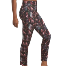 NWT Womens Size Medium Oiselle Dark Fall Floral Pattern Roga Athleisure Jeans - £25.00 GBP