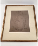 Douglas Riseborough Charcoal Figure Drawing Male Nude Original Sketch Dr... - £378.41 GBP