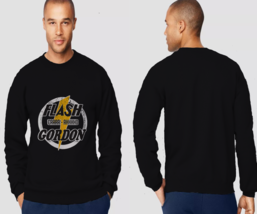 Flash Gordon Black Men Pullover Sweatshirt - $32.89