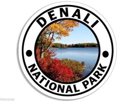 Denali National Park Toolbox Car Helmet Sticker Decal 4&quot; Made In Usa - £13.50 GBP