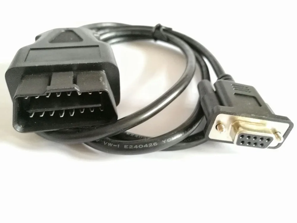 Cnpam With Trac No. High Quality OBD2 Obd RS232 Interface Cable 16 Pin To DB9 Se - $101.42