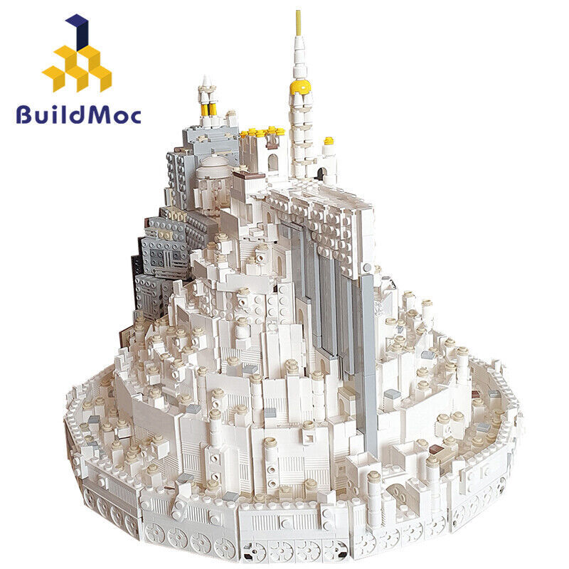 DIY Model Building Blocks Set for Minas Tirith MOC Bricks Toys Collection Gift