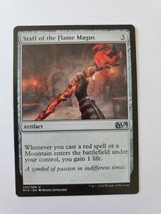 MTG Magic The Gathering Card Staff of the Flame Magus Artifact M15 2015 - $7.67