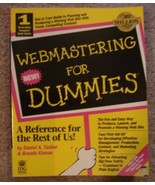 Webmastering for Dummies Tauber Kienan Paperback 1997 - $10.00