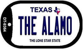The Alamo Texas Novelty Metal Dog Tag Necklace DT-9364 - £12.74 GBP