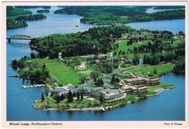 Postcard Minaki Lodge Resort Northwestern Ontario - $3.57